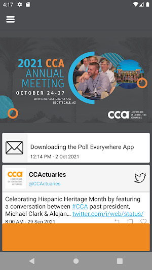 Conference: CCA Meeting App Screenshot 1