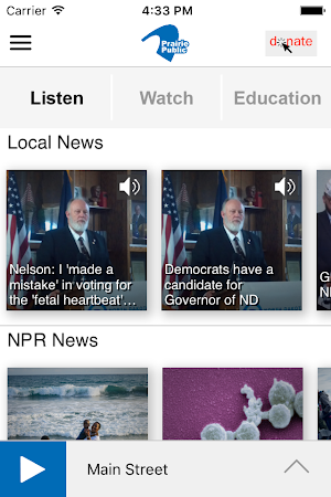 Prairie Public App Screenshot 1