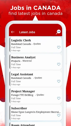 Canada Jobs Hiring : Find Jobs Screenshot 1
