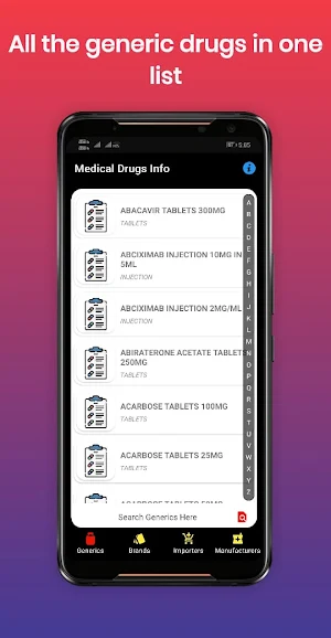 Medical Drugs Info (Lite) - Sri Lanka Screenshot 0
