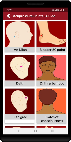 Acupressure Points - Guide Screenshot 1