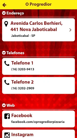 Pizzaria O Progredior Screenshot 2