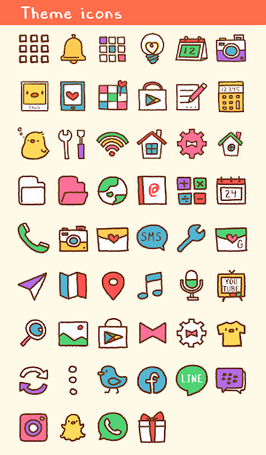 Cute Wallpaper Chick Paradise Theme Screenshot 3