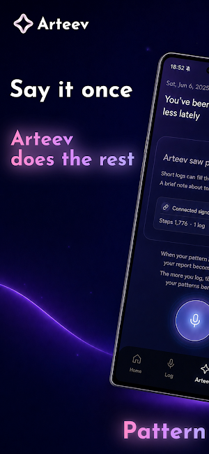 Arteev: Voice Journal Screenshot 0