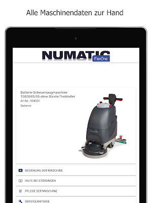Numatic FlexOne Screenshot 2