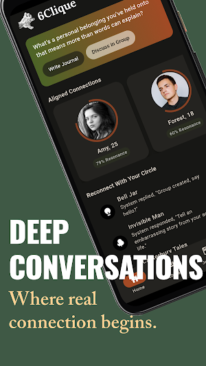 6Clique: Deep Conversations Screenshot 0