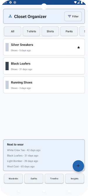 Closet Organizer Screenshot 2