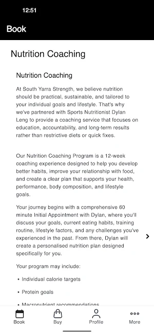 South Yarra Strength Screenshot 1