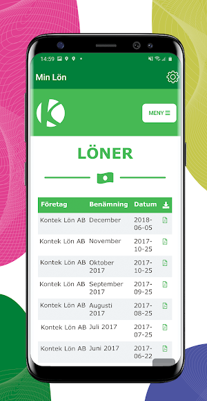 Kontek Min Lön version 2 Screenshot 2