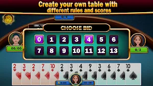 Spades classic card offline Screenshot 1