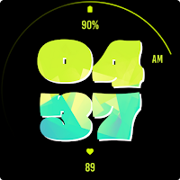 Graffiti Green Watch Face
