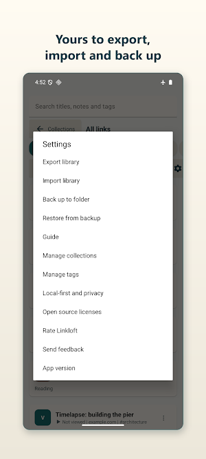 Linkloft Screenshot 3
