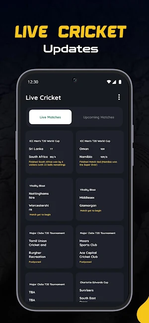 CricHub: Live Cricket TV 2024 Screenshot 0