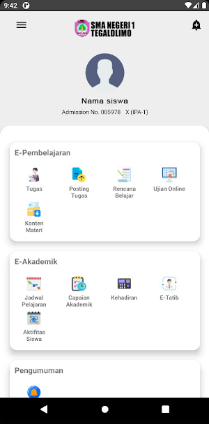 SMAN 1 TEGALDLIMO Screenshot 1