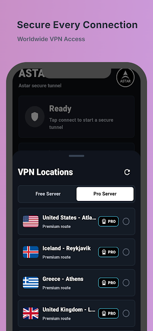 Astar VPN Screenshot 3