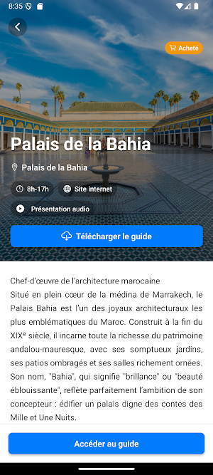Kalysta Marrakech Audio Guide Screenshot 0