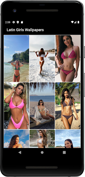 Latin Girls Bikini Wallpaper Screenshot 0