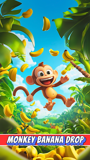 Monkey Banana falling jungle Screenshot 0