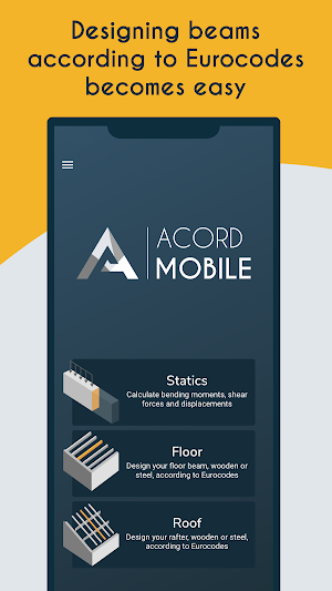 ACORD Mobile - Design Beams Screenshot 0