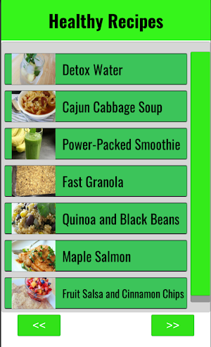 Delicious Healthy Recipes Idea Screenshot 0