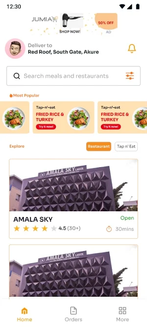 Foodash Screenshot 1