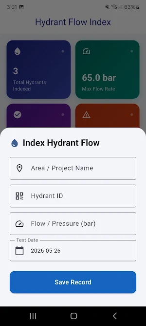 Hydrant Flow Index Screenshot 1