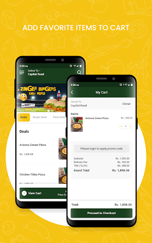 Craveo Pizza And Burger Screenshot 2