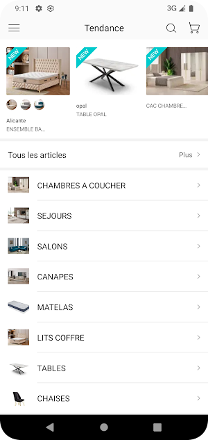 Elif Meubles Screenshot 2