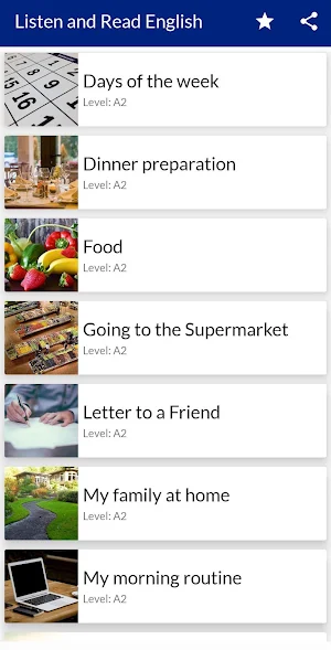 Listen and Read English Screenshot 1
