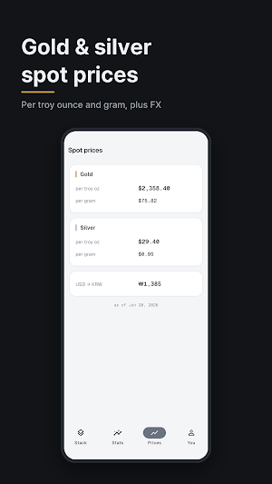 Goldmark - Gold Silver Tracker Screenshot 2