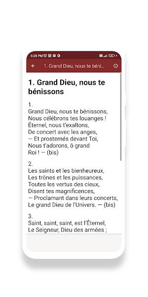 Chants de Victoire Screenshot 2