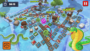 Snakes and Ladders 3d Game Screenshot 0