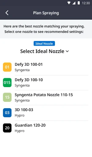 Cropwise Spray Assist Screenshot 1