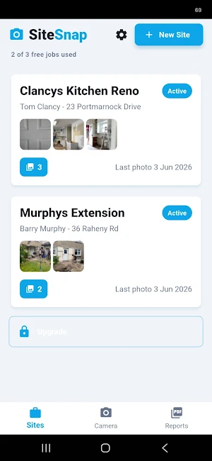 SiteSnap–Snag List & Site Log Screenshot 0