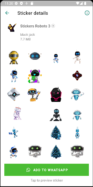 Stickers de Robots Screenshot 2