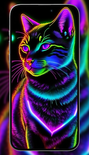 Neon Animal Wallpaper Screenshot 1