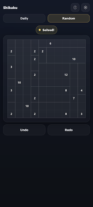 Shikaku - Logic Puzzle Screenshot 1
