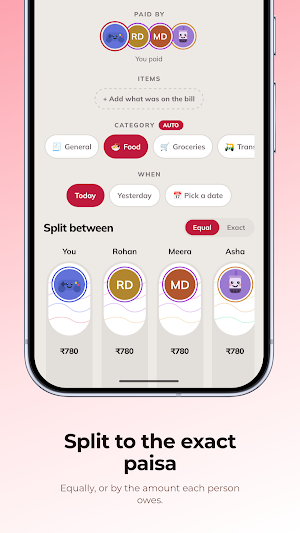 Divzy: Split Bills & IOUs Screenshot 1