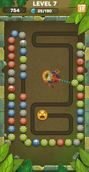 Marble Zumble Shooter - Jungle Marble Blast Screenshot 3