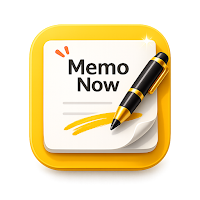 MemoNow: Fast Notes & Memos