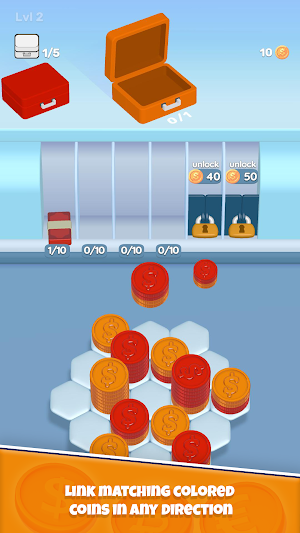 Coin Stack Bills Screenshot 0