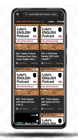 Luke's English Podcast Screenshot 1