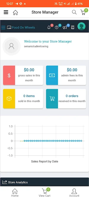Fow Resturarant Partner Screenshot 1