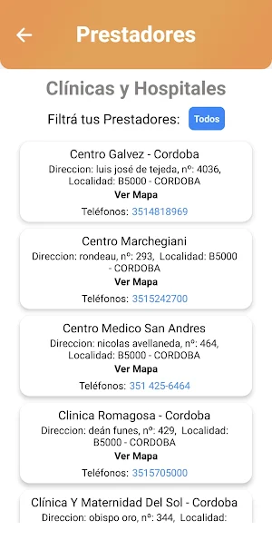 Andes Salud Screenshot 1