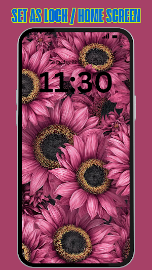 Pink Flower Wallpaper 4K Screenshot 2