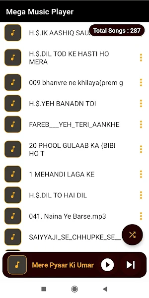 MP 3 Player & Music Player Screenshot 2