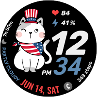 4th of July Watchface 3