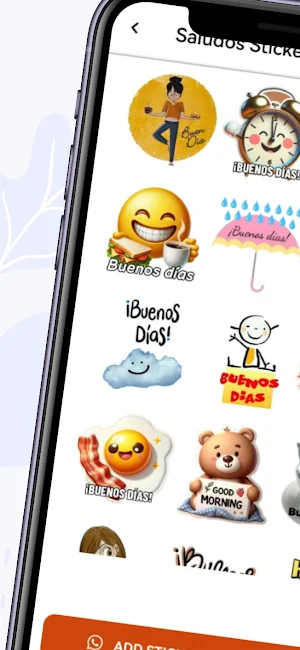 Buenos Dias y Noches Stickers Screenshot 2