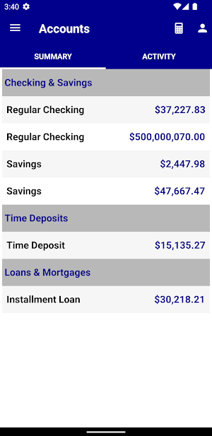 Siouxland Bank Mobile Screenshot 2