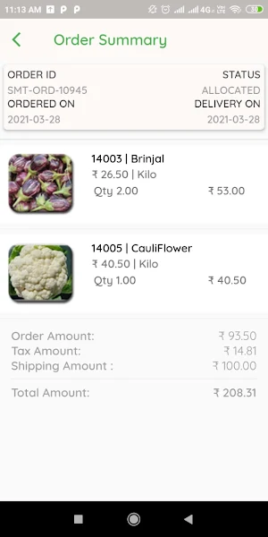 freshFLO Customer Screenshot 3
